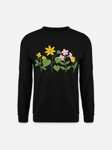 Tulpe · Blumen · Natur · Blumenstrauß - Unisex Pullover - Schwarz