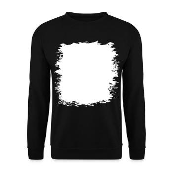 Grunge Textur Hintergrund (Used Look) - Unisex Pullover - Schwarz - Vorne - Alina (178cm) & Michal (187cm)