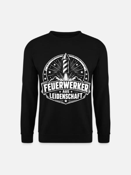 Feuerwerker Leidenschaft - Unisex Pullover - Schwarz