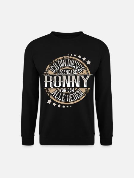 Ronny - Unisex Pullover - Schwarz