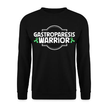 Gastroparese Kämpfer - Unisex Pullover - Schwarz - Vorne - Alina (178cm) & Michal (187cm)