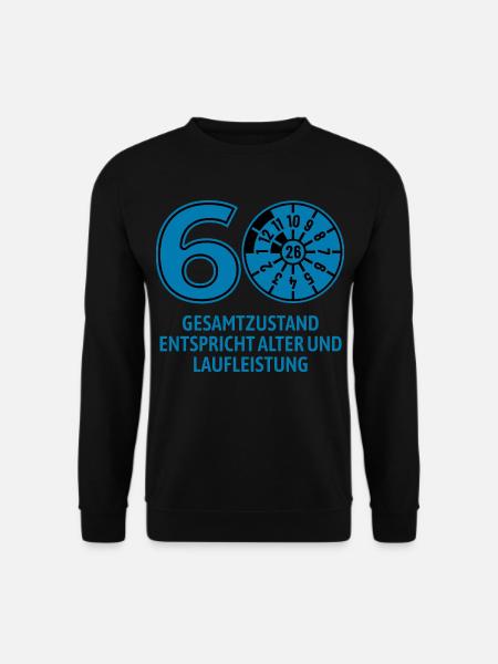 HU Oktober 2026 - 60 Jahre - Geburtstag Geschenk - Unisex Pullover - Schwarz