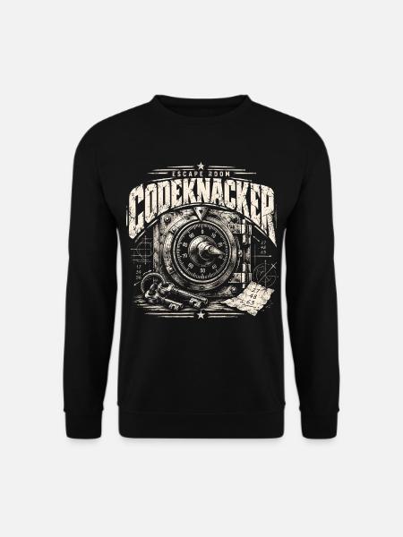 Escape Room Codeknacker - Unisex Pullover - Schwarz