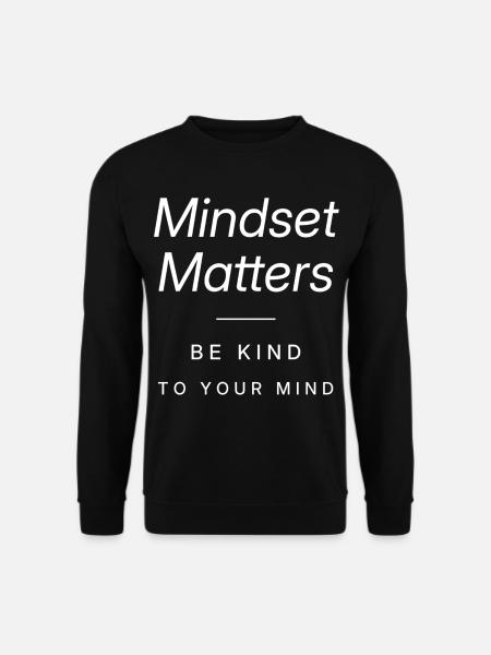 Mindset Matters - Unisex Pullover - Schwarz