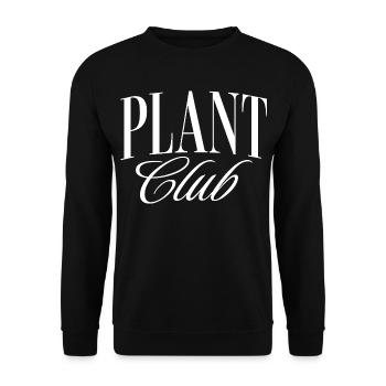 Plant Club - Unisex Pullover - Schwarz - Vorne - Alina (178cm) & Michal (187cm)
