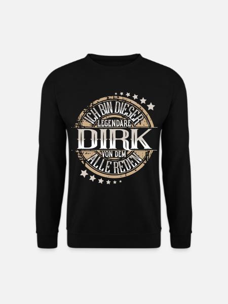 Dirk - Unisex Pullover - Schwarz
