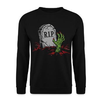 Zombie Hand - Unisex Pullover - Schwarz - Vorne - Alina (178cm) & Michal (187cm)