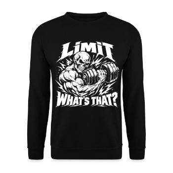 Skull Bodybuilding - Unisex Pullover - Schwarz - Vorne - Alina (178cm) & Michal (187cm)