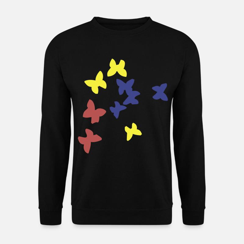 Schmetterlinge - Unisex Pullover - Schwarz