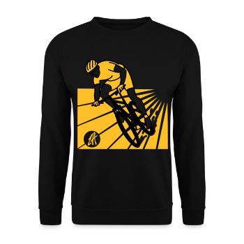 MTB - Unisex Sweatshirt - black - Front - Alina (178cm) & Michal (187cm)