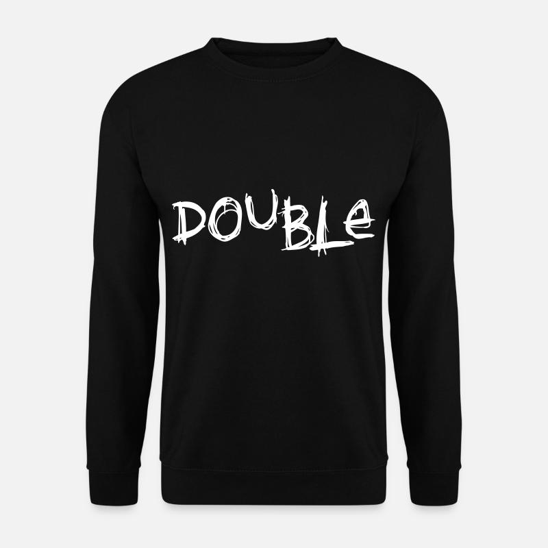 Double Trouble Partnerlook - Unisex Pullover - Schwarz