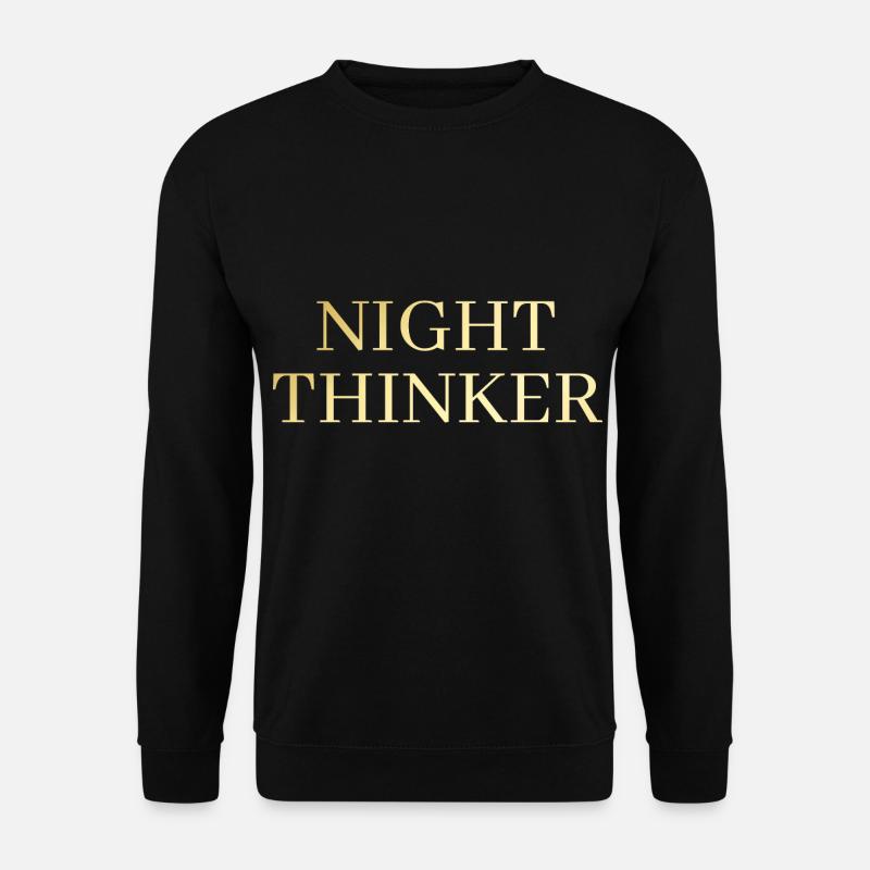 Night Thinker - Unisex Pullover - Schwarz
