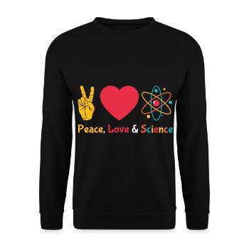 T-shirt Smart Mathematics de l’Université des Sciences - Sweat-shirt Unisexe - noir - Devant - Alina (178cm) & Michal (187cm)