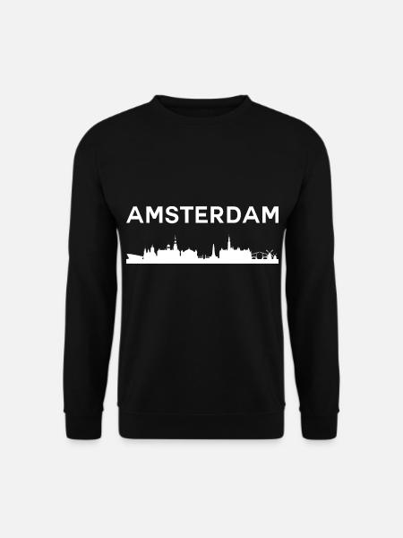 Amsterdam Skyline - Unisex Sweatshirt - black