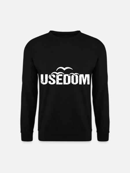 Usedom Ostsee Insel Möwen - Unisex Pullover - Schwarz