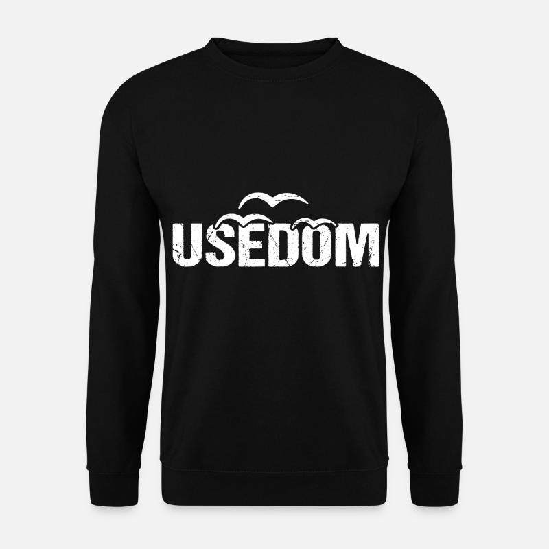 Usedom Ostsee Insel Möwen - Unisex Pullover - Schwarz