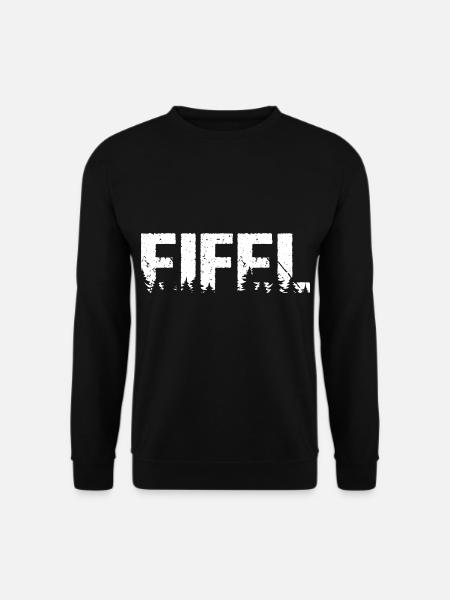 Eifel Wald Wandern - Unisex Pullover - Schwarz