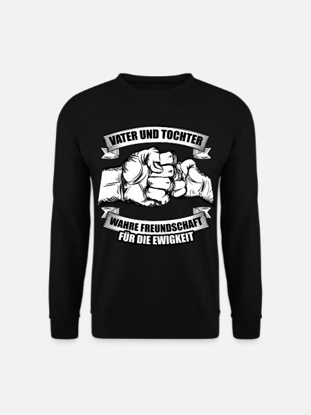 Vater Tochter Geschenk - Unisex Pullover - Schwarz