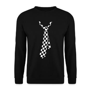 Attacher - Sweat-shirt Unisexe - noir - Devant - Alina (178cm) & Michal (187cm)