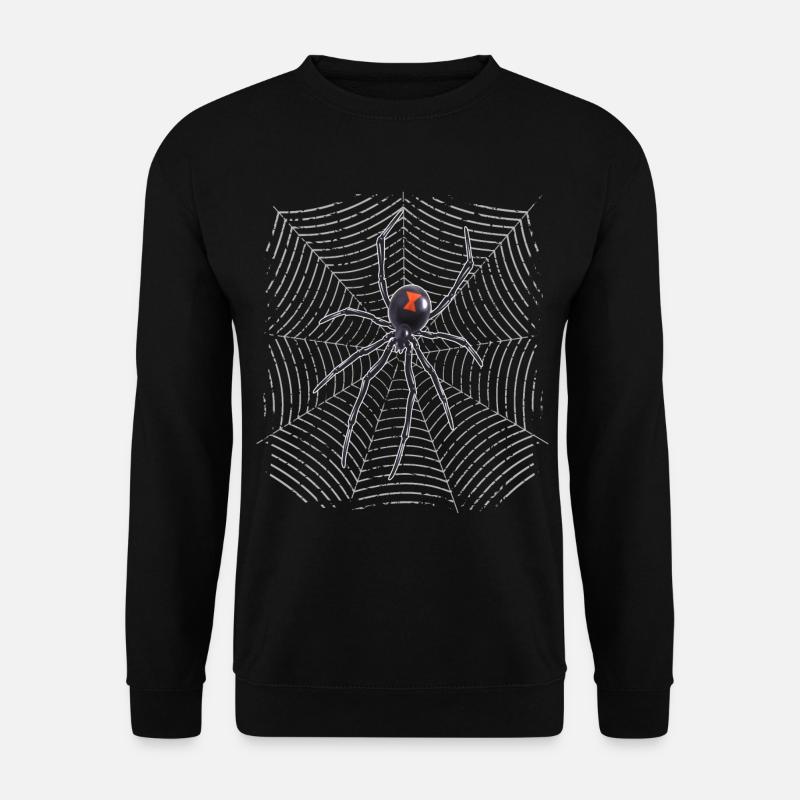 Spider on the web - Unisex Sweatshirt - black