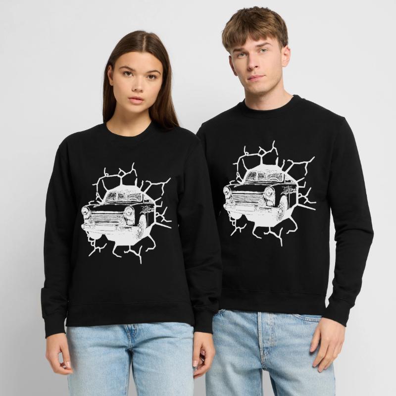 Trabi  Oldtimer Mauerfall Ostalgie Ossi Unisex Pullover