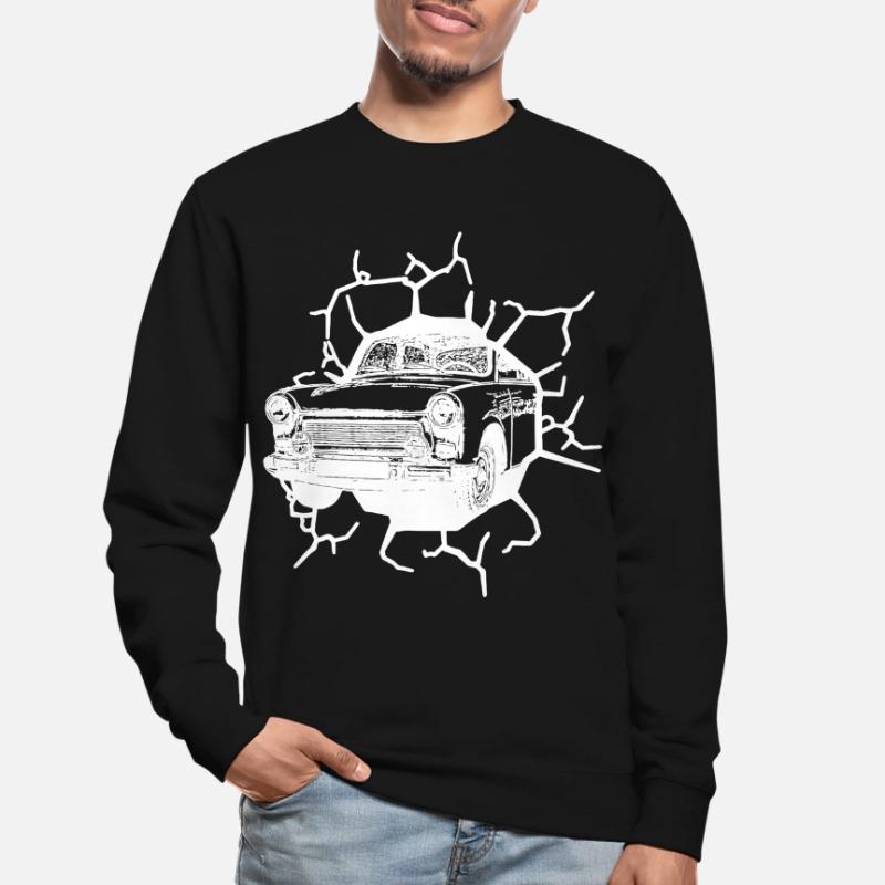 Trabi  Oldtimer Mauerfall Ostalgie Ossi Unisex Pullover