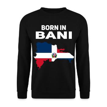 République dominicaine - Sweat-shirt Unisexe - noir - Devant - Alina (178cm) & Michal (187cm)