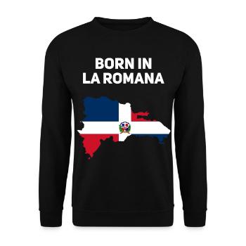 République dominicaine - Sweat-shirt Unisexe - noir - Devant - Alina (178cm) & Michal (187cm)