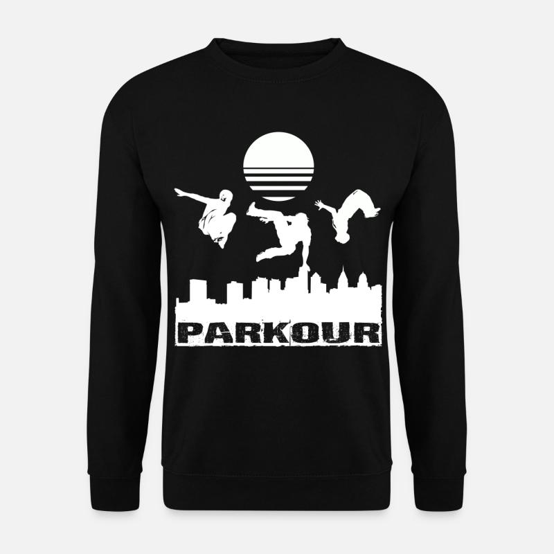 Parkour - Unisex Pullover - Schwarz