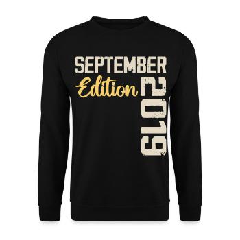 September 2019 - 5th Anniversary September 2019 - Unisex Sweatshirt - black - Front - Alina (178cm) & Michal (187cm)