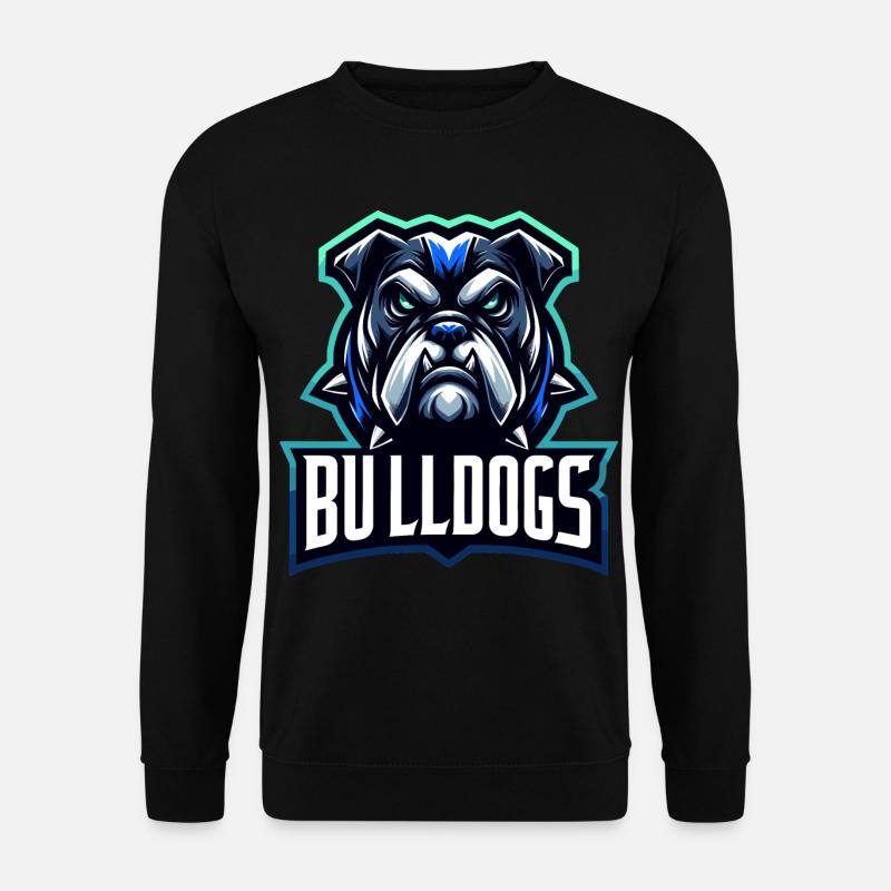 Bulldogs Maskottchen Zurück zur Schule Teamgeist - Unisex Pullover - Schwarz