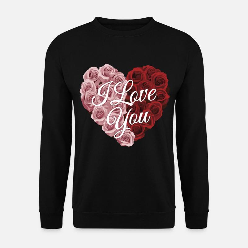 Rosenherz - Unisex Pullover - Schwarz