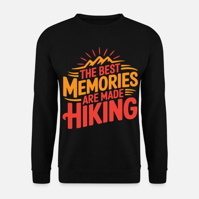 Wandern - Unisex Pullover - Schwarz