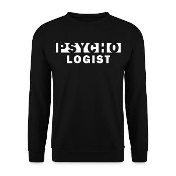 Psychologue – Une faute de frappe amusante - Sweat-shirt Unisexe - noir - Devant - Alina (178cm) & Michal (187cm)