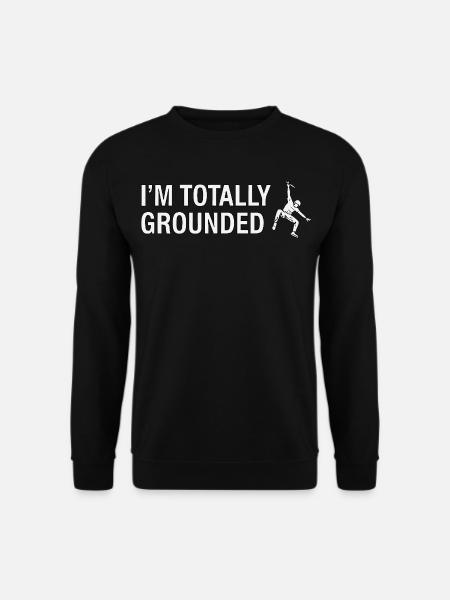 Totally Grounded Rock Climbing - Unisex Sweatshirt - black
