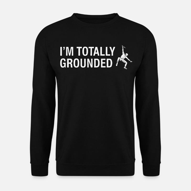Fuldstændig jordbundet klatring - Unisex sweater - sort