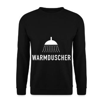 Warm shower - Unisex Sweatshirt - black - Front - Alina (178cm) & Michal (187cm)