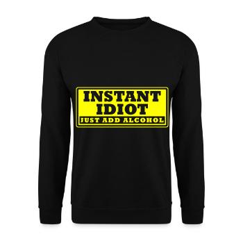 Sarcasme Drôle Mal Office Humour - Sweat-shirt Unisexe - noir - Devant - Alina (178cm) & Michal (187cm)