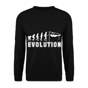 Meditation, Zen Yoga and Pilates - Unisex Sweatshirt - black - Front - Alina (178cm) & Michal (187cm)