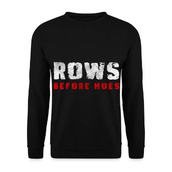 Rameur, athlète, corps, godille - Sweat-shirt Unisexe - noir - Devant - Alina (178cm) & Michal (187cm)