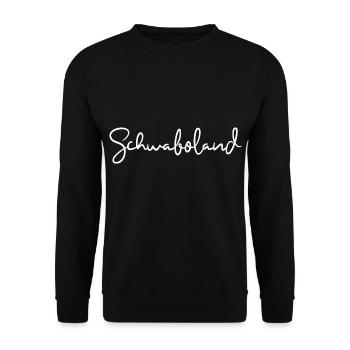 Schwaboland Schwabe Schwäbisch Schwaben - Unisex Pullover - Schwarz - Vorne - Alina (178cm) & Michal (187cm)