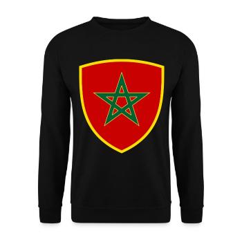 Marokko - Unisex Pullover - Schwarz - Vorne - Alina (178cm) & Michal (187cm)