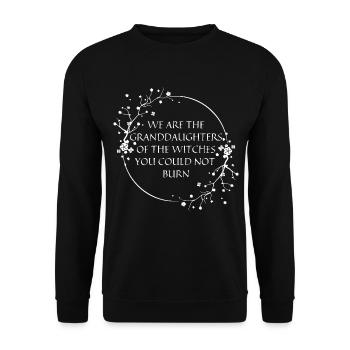 Sorcière - Petites-filles des sorcières - sombre - Sweat-shirt Unisexe - noir - Devant - Alina (178cm) & Michal (187cm)