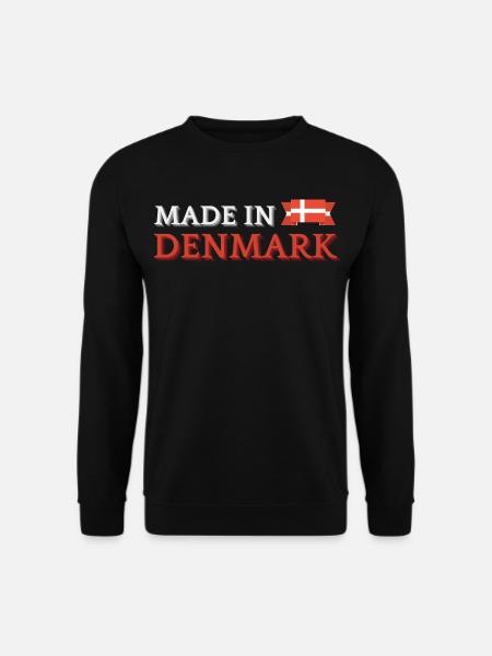 Made in Denmark, Danish pride - Unisex Sweatshirt - black
