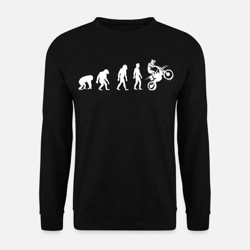Évolution vers le moto rider - Sweat-shirt Unisexe - noir