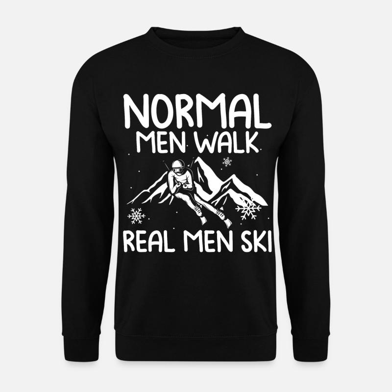 Ski - Unisex Pullover - Schwarz