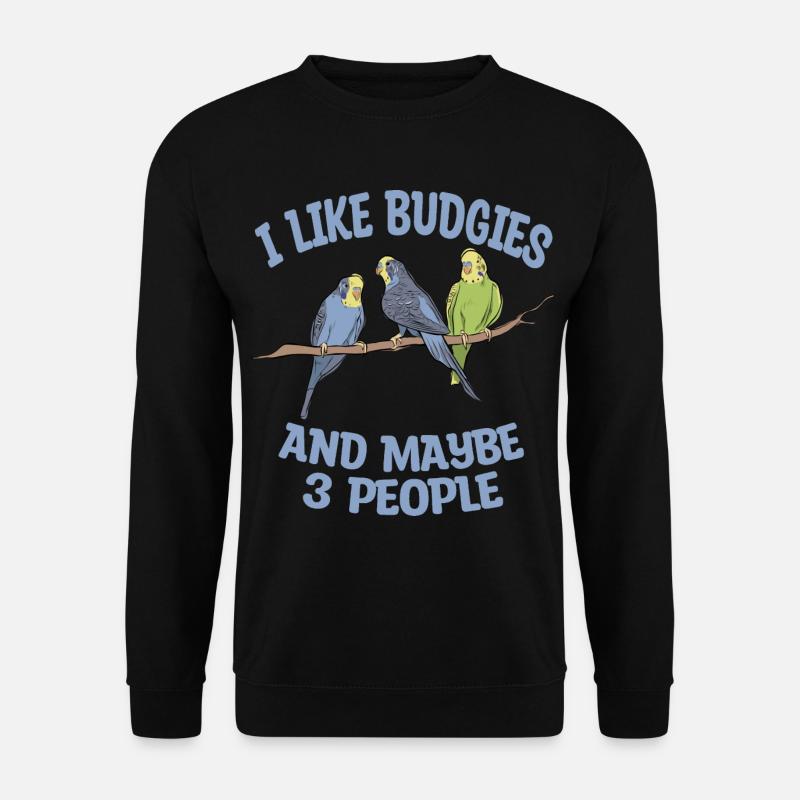 Budgerigar - Unisex Sweatshirt - black