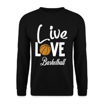 C’est Basketball Y’all - Sweat-shirt Unisexe - noir - Devant - Alina (178cm) & Michal (187cm)
