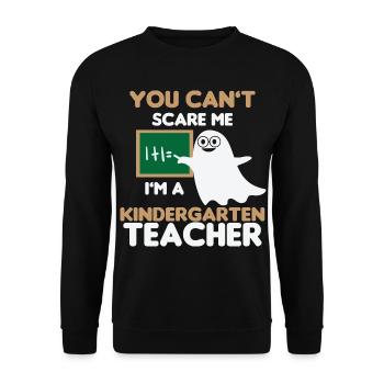 Teacher elementary school teacher school teacher training - Unisex Sweatshirt - black - Front - Alina (178cm) & Michal (187cm)