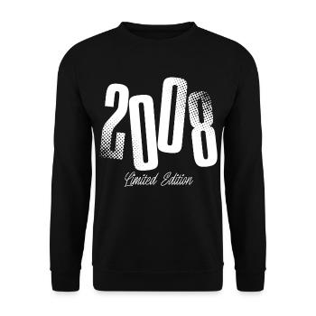 2008 Année de naissance Année de naissance - Sweat-shirt Unisexe - noir - Devant - Alina (178cm) & Michal (187cm)